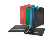 Cardinal CRD72741 Round Ring Binder with 2 Pockets 3 in. Capacity Black