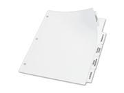 Avery AVE11493 Index Maker Divider Big Tab 8 Tabs 8.5 in. x 11 in. 5 Sets PK WE