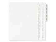 Avery AVE82135 Index Divider Exhibit 3 Side Tab 25 PK White