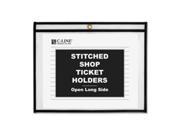 C Line CLI49912 Shop Ticket Holders Stitched Horz 9 in. x 12 in. 25 BX CL