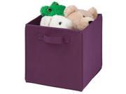 Honey Can Do Int SFT 01763 Non Woven Foldable Cube 11.5x10.6x10.6 Purple