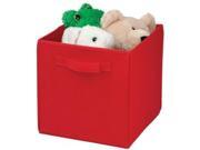 Honey Can Do Int SFT 01764 Non Woven Foldable Cube 11.5x10.6x10.6 Red