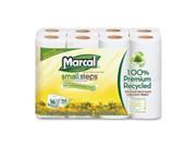 Marcal Paper Mills Inc MRC16466CT Bath Tissue 2 Ply 168 Sheets Roll 96 Rolls CT White