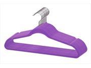 Home Basics FH01147 Sunbeam Velvet Hanger Purple
