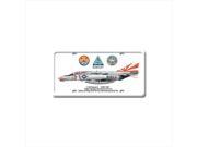 Past Time Signs DP012 F 4B Phantom Ii Aviation License Plate