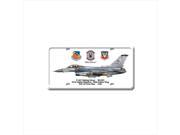 Past Time Signs DP024 F 16C Fighting Falcon Aviation License Plate