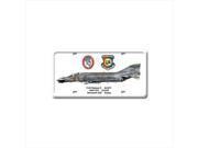 Past Time Signs DP025 F 4D Phantom Ii Aviation License Plate