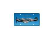 Past Time Signs LP033 P 40 Warhawk Aviation License Plate