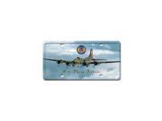 Past Time Signs LP042 B 17 Flying Fortress Aviation License Plate