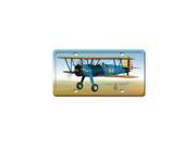 Past Time Signs LP056 Stearman Aviation License Plate