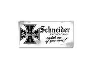 Past Time Signs SCH008 Schneider Automotive License Plate
