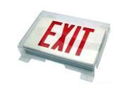 Morris Products 73090 Polycarbonate Vandal Enviromental Shield Guard Exit For Use With Exit Lights And Cast Aluminum Exit Lights