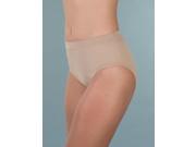 Prime Life Fibers S100BGEM L Wearever Medium Large WoMens Smooth and Silky Seemless Full Cut Incontinence Panties in Beige