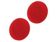 Bargman 71 55 010 Reflector 2.18 In. Round Adhesive Mount Red 4 x 3 x 1.75 in.