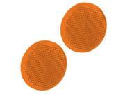 Bargman 71 55 020 Reflector 2.18 In. Round Adhesive Mount Amber 4 x 3 x 1.75 in.