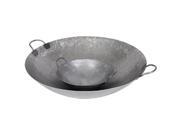 Town Food Service 34716 16 in. Steel Hand Hammered Cantonese Wok