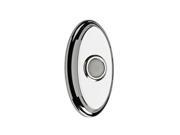 Baldwin 9BR7016 003 Wired Oval Bell Button Polished Chrome