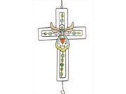 AngelStar 72624 Green Angel Cross Wind Chime