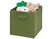 Honey Can Do Int SFT 01761 Non Woven Foldable Cube 11.5x10.6x10.6 Green