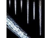 Queens of Christmas C7 ICEDROP9 PW 9 in. Pure White Ice Drop C7 Base Bulbs Pack of 5