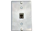 Morris Products 40040 Stainless Wall Phone Jack