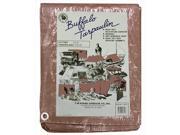 T.W. Evans Cordage B0810 8 ft. x 10 ft. Buffalo Poly Tarp in Brown