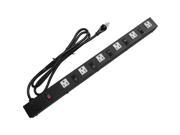 E dustry EPS 2066MN 24 in. 6 Outlet Metal Power Strip