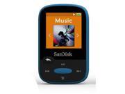 SANDISK SDMX24 008G A46B 8GB 1.44 Clip Sport MP3 Player Blue