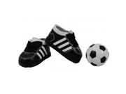 The Queens Treasures AGSSOC Soccer Shoes Ball For 18 in. Dolls American Girl
