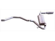 Gibson 317003 Cat Back Performance Exhaust System Single Straight Rear