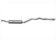 Gibson 619689 Cat Back Performance Exhaust System Single Straight Rear