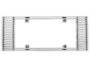 IPCW CWL 422A Billet License Plate Frame 4Mm Billet Straight Edge Extends Out 2 In. 2 In.