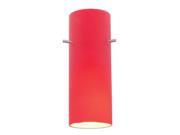 Access Lighting 23130 RED Inari Silk Glass Cylinder Red