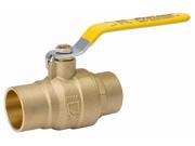 B And K Industries 107 855NL 1 in. SXS Low Lead Ball Valve