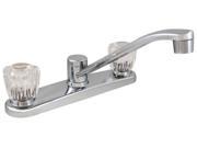 Ldr Industries 011 3101 Chrome Double Handle Kitchen Faucet