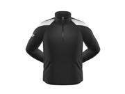 3N2 3070 01 L Rbi Fleece Zip Pullover Black Large