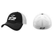 3N2 3650 0106 Y Flex Fit Classic Trucker Cap Black And White Young