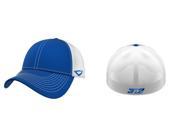 3N2 3651 0206 L Flex Fit Team Trucker Cap Royal And White Large