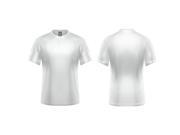 3N2 2090Y 06 YL Kzone Two Button Henley Youth White Youth Large