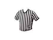 3N2 7000 M V Neck Referee Shirt Basketball Black And White Medium