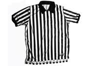 3N2 7005 L Referee Shirt Black And White Large