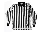 3N2 7006 XL Referee Shirt Long Sleeve Football Black And White Extra Large