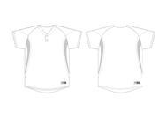 3N2 3000Y 0606 YS Emotion Two Button Henley White Youth Small