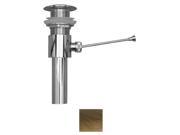 Whitehaus Collection WHP314 1 AB 2.75 in. Pop up mechanical drain Antique Brass