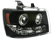 IPCW CWS 311B2 Chevrolet Avalanche 2007 2013 Head Lamps Projector With Rings Black