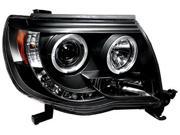 IPCW CWS 2040B2 Toyota Tacoma 2005 2011 Head Lamps Projector With Rings Black