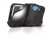 iSkin DUET4G BK Duet Case For Iphone 4 4S With Belt Holster Black