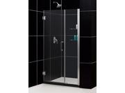 DreamLine SHDR 20417210CS 01 Unidoor Frameless Hinged Shower Door 41 to 42 in. by 72 in. Clear .37 in. Glass Door Chrome Finish