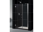 DreamLine SHDR 20477210C 01 Unidoor Frameless Hinged Shower Door 47 to 48 in. by 72 in. Clear .37 in. Glass Door Chrome Finish