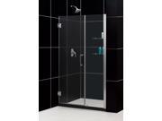 DreamLine SHDR 20477210CS 01 Unidoor Frameless Hinged Shower Door 47 to 48 in. by 72 in. Clear .37 in. Glass Door Chrome Finish